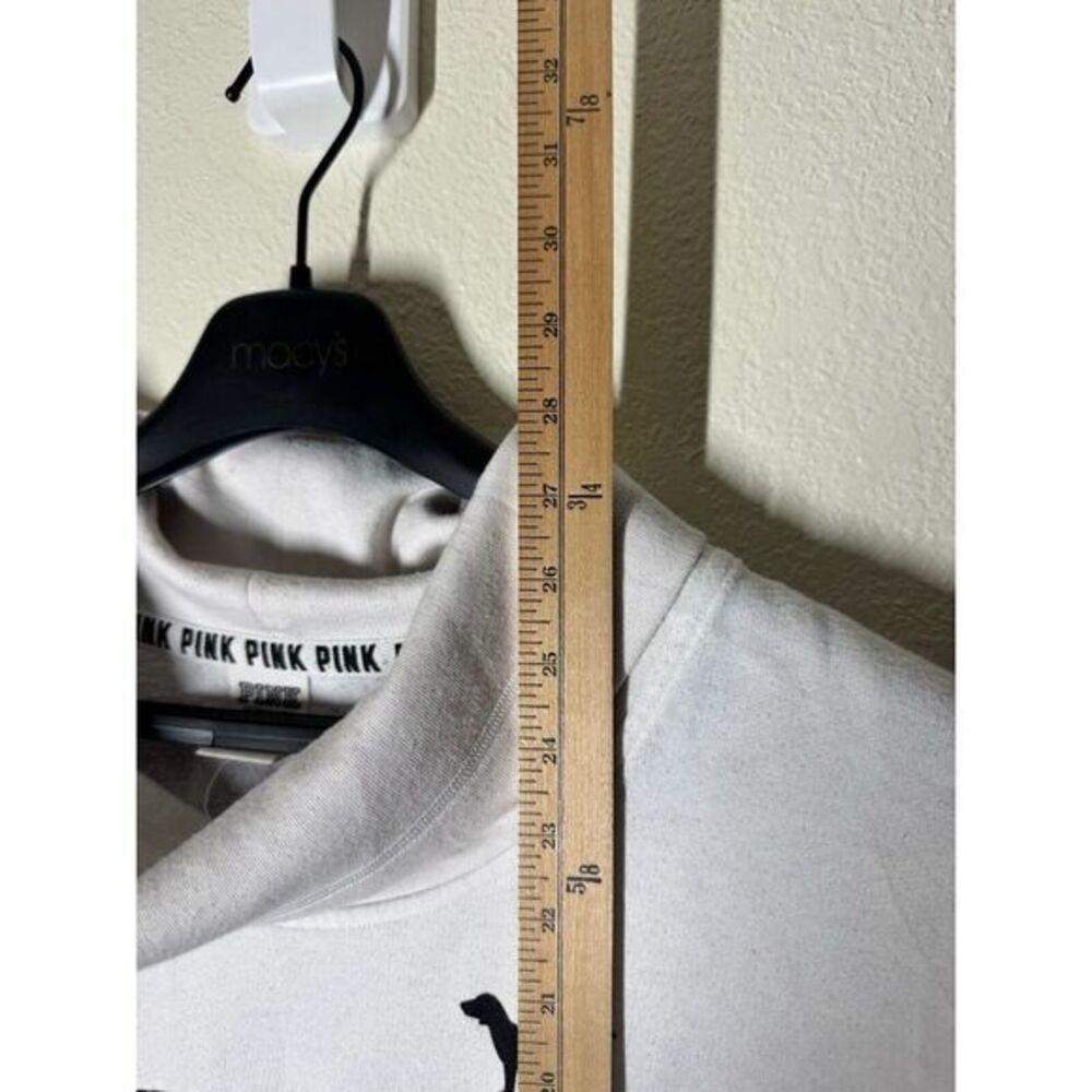 Women's Size L Sweatshirt Pink Green and White Big Logo‎ Victoria's Secret - Picture 4 of 7